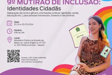 MPBA realiza mutirão de retificação de registro civil para pessoas trans